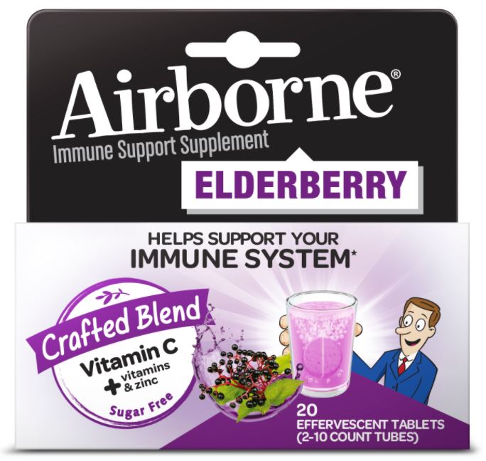 AIRBORNE® Effervescent Tablets - Elderberry